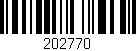 Código de barras (EAN, GTIN, SKU, ISBN): '202770'