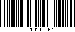 Código de barras (EAN, GTIN, SKU, ISBN): '2027882883857'