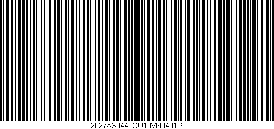 Código de barras (EAN, GTIN, SKU, ISBN): '2027AS044LOU19VN0491P'