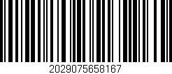 Código de barras (EAN, GTIN, SKU, ISBN): '2029075658167'