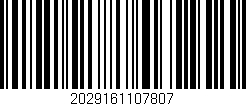 Código de barras (EAN, GTIN, SKU, ISBN): '2029161107807'