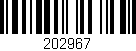 Código de barras (EAN, GTIN, SKU, ISBN): '202967'