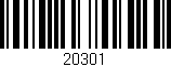 Código de barras (EAN, GTIN, SKU, ISBN): '20301'