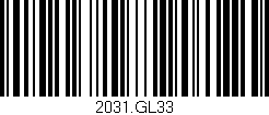 Código de barras (EAN, GTIN, SKU, ISBN): '2031.GL33'
