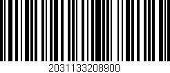 Código de barras (EAN, GTIN, SKU, ISBN): '2031133208900'