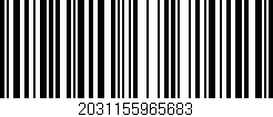 Código de barras (EAN, GTIN, SKU, ISBN): '2031155965683'