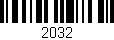 Código de barras (EAN, GTIN, SKU, ISBN): '2032'