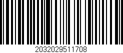 Código de barras (EAN, GTIN, SKU, ISBN): '2032029511708'