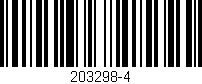 Código de barras (EAN, GTIN, SKU, ISBN): '203298-4'