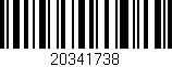 Código de barras (EAN, GTIN, SKU, ISBN): '20341738'