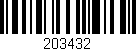 Código de barras (EAN, GTIN, SKU, ISBN): '203432'