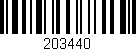 Código de barras (EAN, GTIN, SKU, ISBN): '203440'
