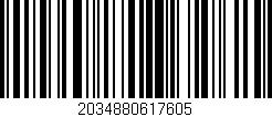 Código de barras (EAN, GTIN, SKU, ISBN): '2034880617605'