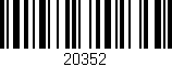 Código de barras (EAN, GTIN, SKU, ISBN): '20352'