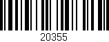 Código de barras (EAN, GTIN, SKU, ISBN): '20355'