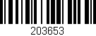 Código de barras (EAN, GTIN, SKU, ISBN): '203653'