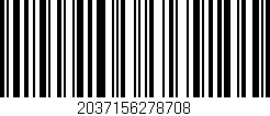 Código de barras (EAN, GTIN, SKU, ISBN): '2037156278708'