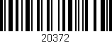 Código de barras (EAN, GTIN, SKU, ISBN): '20372'