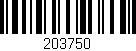 Código de barras (EAN, GTIN, SKU, ISBN): '203750'