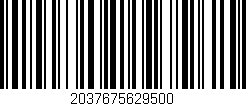 Código de barras (EAN, GTIN, SKU, ISBN): '2037675629500'
