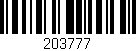 Código de barras (EAN, GTIN, SKU, ISBN): '203777'