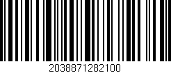 Código de barras (EAN, GTIN, SKU, ISBN): '2038871282100'
