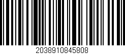 Código de barras (EAN, GTIN, SKU, ISBN): '2038910845808'