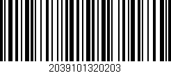 Código de barras (EAN, GTIN, SKU, ISBN): '2039101320203'