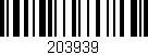 Código de barras (EAN, GTIN, SKU, ISBN): '203939'