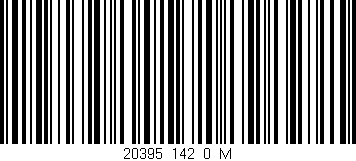 Código de barras (EAN, GTIN, SKU, ISBN): '20395_142_0_M'