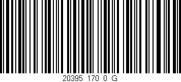 Código de barras (EAN, GTIN, SKU, ISBN): '20395_170_0_G'