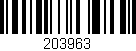 Código de barras (EAN, GTIN, SKU, ISBN): '203963'