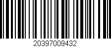 Código de barras (EAN, GTIN, SKU, ISBN): '20397009432'