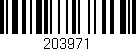 Código de barras (EAN, GTIN, SKU, ISBN): '203971'