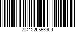 Código de barras (EAN, GTIN, SKU, ISBN): '2041320556608'