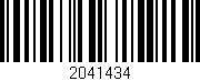Código de barras (EAN, GTIN, SKU, ISBN): '2041434'