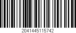 Código de barras (EAN, GTIN, SKU, ISBN): '2041445115742'