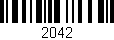 Código de barras (EAN, GTIN, SKU, ISBN): '2042'