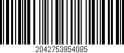 Código de barras (EAN, GTIN, SKU, ISBN): '2042753954085'