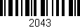 Código de barras (EAN, GTIN, SKU, ISBN): '2043'