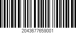Código de barras (EAN, GTIN, SKU, ISBN): '2043677659001'