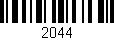 Código de barras (EAN, GTIN, SKU, ISBN): '2044'