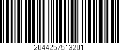 Código de barras (EAN, GTIN, SKU, ISBN): '2044257513201'