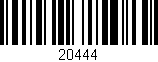 Código de barras (EAN, GTIN, SKU, ISBN): '20444'