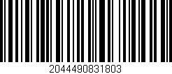Código de barras (EAN, GTIN, SKU, ISBN): '2044490831803'