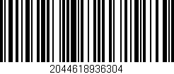 Código de barras (EAN, GTIN, SKU, ISBN): '2044618936304'