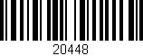 Código de barras (EAN, GTIN, SKU, ISBN): '20448'
