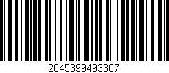 Código de barras (EAN, GTIN, SKU, ISBN): '2045399493307'