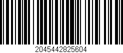 Código de barras (EAN, GTIN, SKU, ISBN): '2045442825604'