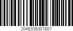 Código de barras (EAN, GTIN, SKU, ISBN): '2046339301607'